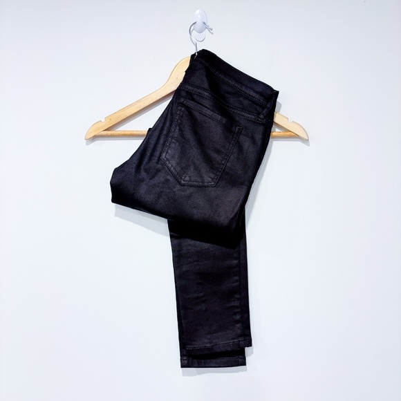 BANANA REPUBLIC High-Rise Skinny Coated Chocolate Jean - Picture 11 of 12